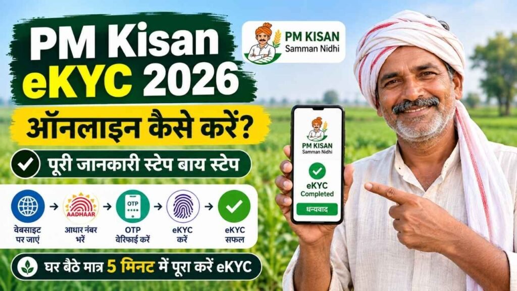 PM Kisan eKYC Online 2026